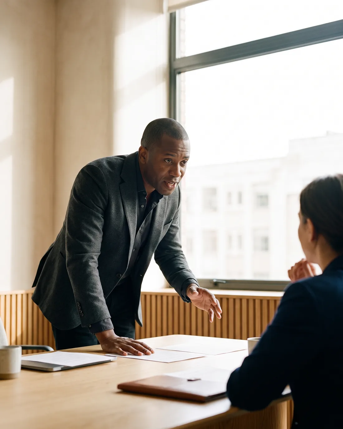 A fractional CFO at work in a Calgary business setting